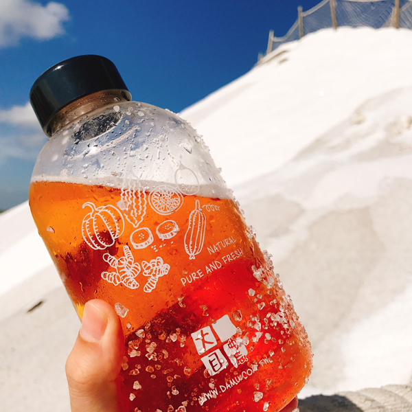 大目玻璃瓶 /650ml（附高磅數棉麻提袋）